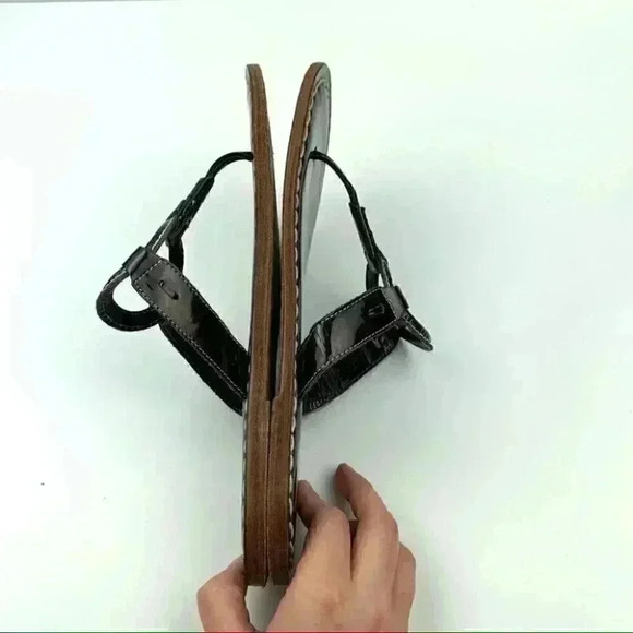 Bernardo sandal 8 brown holographic patent leather - Picture 5 of 11